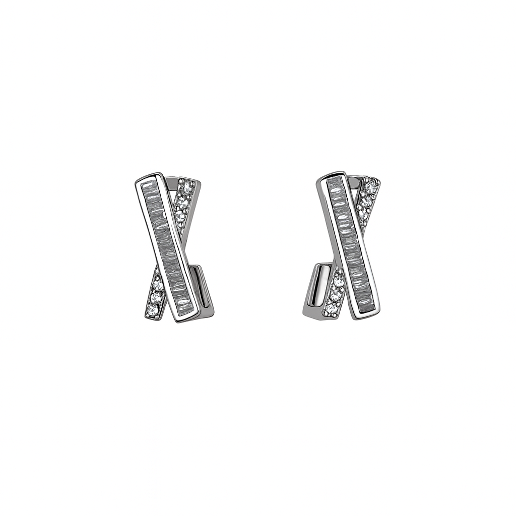 IMG_4741 Silver X Shine Studs - Image 1