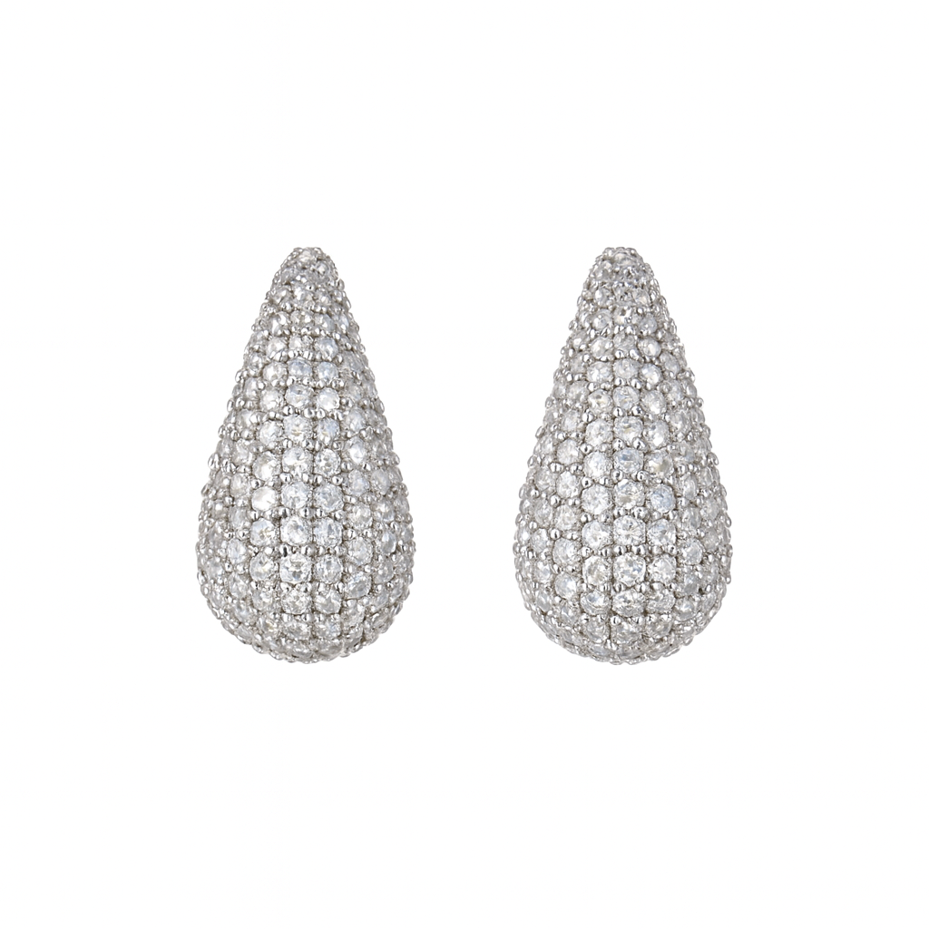 IMG_4742 Diamond Dewdrop Studs - Image 1
