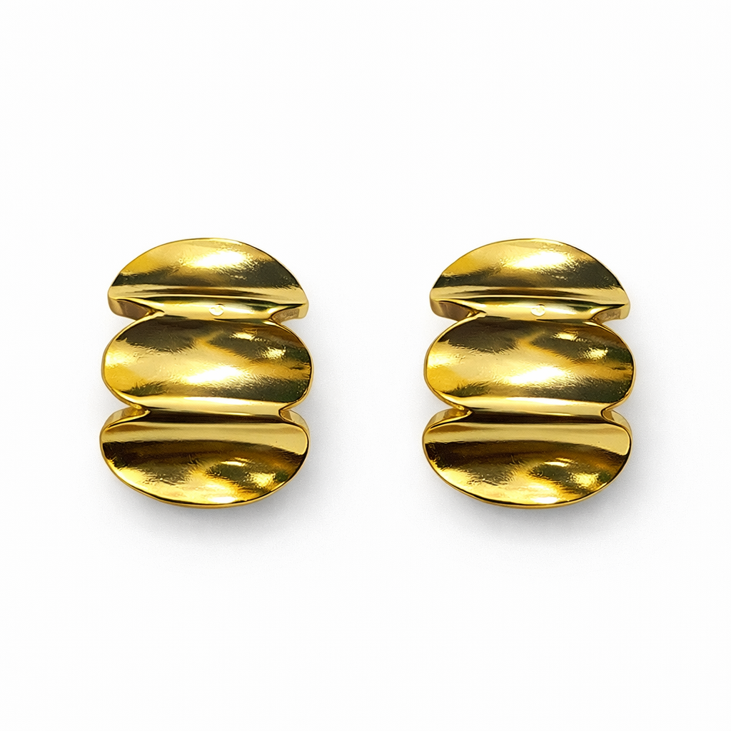 IMG_9496 Echo Gold Studs - Image 1